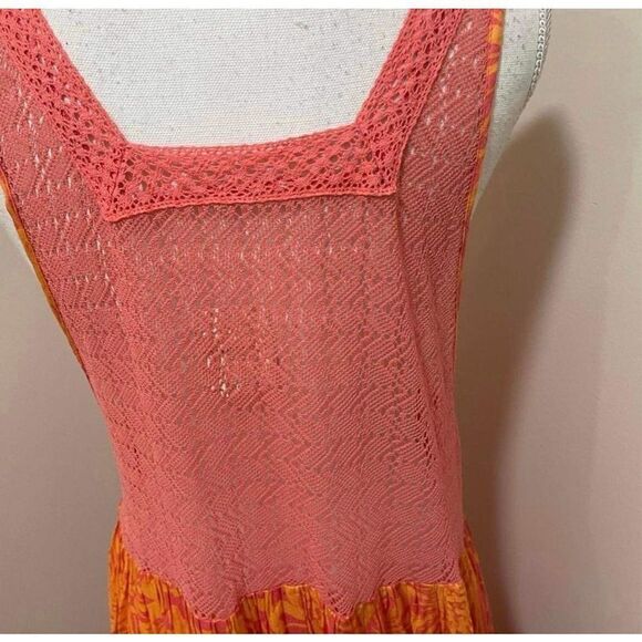 Free People Tiers For You Maxi Dress Size M - Picture 7 of 9